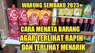 CARA MENATA BARANG WARUNG SEMBAKO@pedagangsembako 13573 .