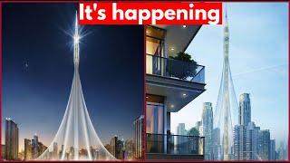 Dubai Creek Tower  Construction to Restart On Worlds Tallest tower In 2024