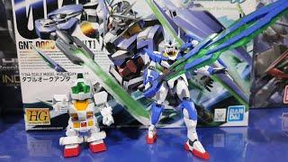 HG GNT-0000 00 QAN T  Bandai High Grade Gundam 00 1144 no. 66  Stop Motion Build