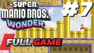 Super Mario Bros Wonder Sunbaked Desert - Walkthrough Part 7 Full Game - 100% No commentary