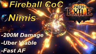 3.22 Cast on Crit Fireball Nimis Projectiles Everywhere - Path of Exile Trial of Ancestors