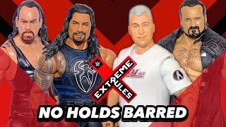 Roman Reigns & Undertaker vs Shane McMahon & Drew McIntyre WWE Action Figure Match