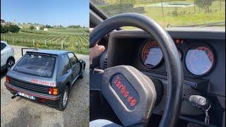 Peugeot 205 Turbo 16 onboard driving and sound