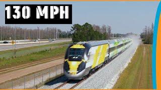 130 MPH The Brightline Train Is The Fastest Train In Florida