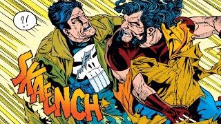 Wolverine Stabs a Punisher Wolverine & The Punisher Damaging Evidence