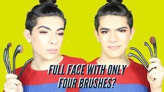 FULL FACE WITH ONLY FOUR BRUSHES? ARTIS BRUSHCRAFT REVIEW AND DEMO  SIMPLYSETHH