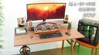 Every Console in one Gaming Desk Setup