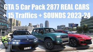 GTA 5 Car Pack 2877 REAL CARS + 15 Traffics + 1.0.3095... 1.68