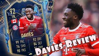 FIFA 23  ALPHONSO DAVIES TEAM OF THE SEASON PLAYER REVIEW  99 PACE 