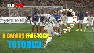 PES2019 Roberto Carlos Free Kick Tutorial