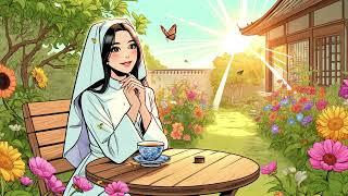 Lofi Reflections ll Music Channel capturing the Melodies of an Asian Nuns Serene Tea Time