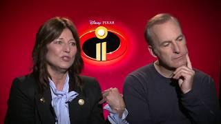 INCREDIBLES 2 Bob Odenkirk & Catherine Keener Interview