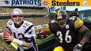 Bradys FIRST AFC Championship Patriots vs. Steelers 2001 AFC Champ