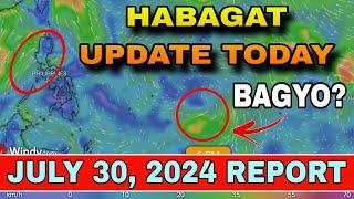 BAGYO NAKIKITA BA SA FORECAST ️️  WEATHER UPDATE TODAY  ULAT PANAHON TODAY  HABAGAT UPDATE NOW