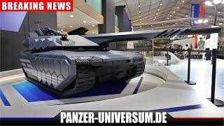 Hyundai Wasserstoff-Kampfpanzer mit 130mm Geschütz - Autonome Panzerhaubitzen mit 100km Reichweite