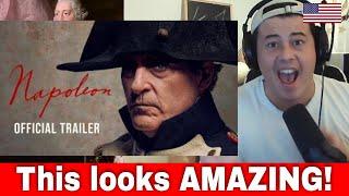 American Reacts NAPOLEON - Official Trailer HD