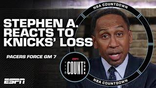 THERE IS NO TOMORROW - Stephen A. reacts to Knicks Game 6 loss to the Pacers  NBA Countdown