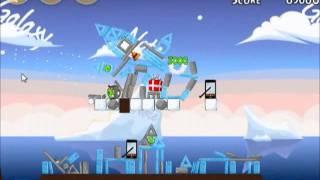 How to do Angry Birds Seasons Greedings- Level 5