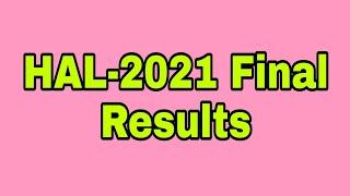 Announcement of results of HAL-2021Exam HAL-2021 Final result announced HAL-2021-MTDT#Shorts