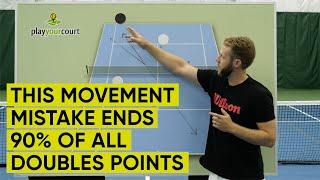 This Movement Mistake Ends 90% Of All Doubles Points - Tennis Strategy & Tactics