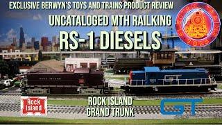 MTH RailKing Scale Rock Island & Grand Truck Alco RS-1 - Berwyns Toys and Trains Review