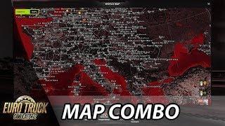 ETS2 1.34  My ProMods 2.33 Based Map Combo