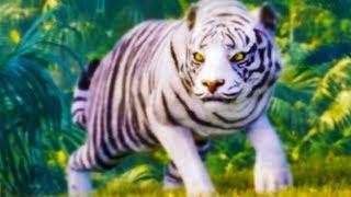 СИМУЛЯТОР ТИГРА #2 Белый тигренок. Сим дикой кошки с Кидом. Слон и гепард в The Tiger на пурумчата