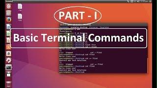 Basic Terminal Commands in Linux Ubuntu  Ubuntu tutorial for Beignners 