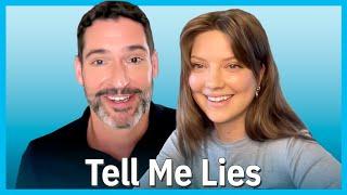 Tom Ellis & Cat Missal on their TELL ME LIES characters complicated relationship  TV Insider