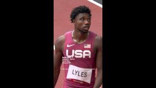 Congratulations to Team Visa Athlete Noah Lyles on your first Olympic Gold.