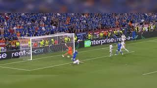 Kevin Trapps Save against Rangers