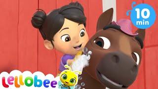 Lellobee - Heads Shoulders Knees and Toes  Learning Videos For Kids  Education Show For Toddlers