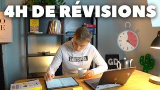 On révise 4H ensemble  Study With me - révisions en temps réel - Grégoire Dossier