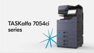 The Kyocera TASKalfa 7054ci series of advanced colour MFPs