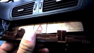 How to remove passat dash storage cubby tray wood trim drawers removal