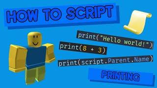 How To Code Episode 1  Printing