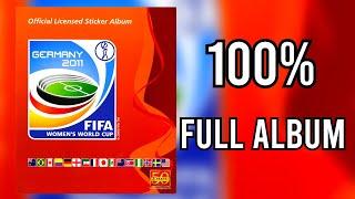 Panini Full Sticker Album FIFA Womens World Cup Germany 2011 100% - COMPLETE LLENO COMPLETO