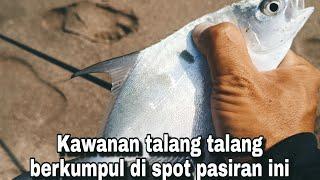 Pantai batu belig spot mancing pinggiran