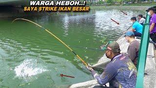 Heboh.. Saat Mancing Dapat Ikan Besar warga Sini Sampai Heran