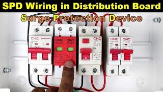Surge Protection Device Installation in Main Distribution Board  SPD  @ElectricalTechnician