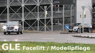 Mercedes Erlkönig GLE Facelift V167 prototype * Modellpflege MoPf 2023 * 4K SPY VIDEO