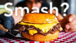 why smash burgers ALWAYS taste better at restaurants