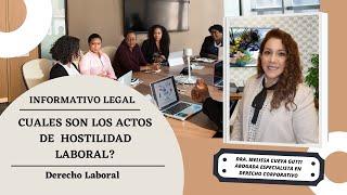 CUALES SON ACTOS DE HOSTILIDAD LABORAL EN PERU?