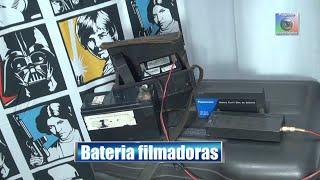 Bateria filmadora M 3000 e gambis