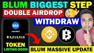 Blum Airdrop Good Update & Listing On Binance  Blum Token Price Increase  Blum Airdrop New Update