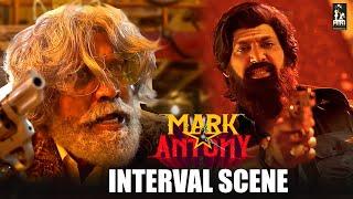 Mark Antony Interval Scene  Vishal  SJ Suryah  Adhik  GV Prakash