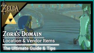 Zoras Domain - Fixed MerchantVendor Locations - The Legend of Zelda Breath of the Wild