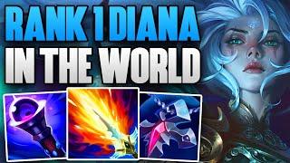 BEST DIANA IN THE WORLD AMAZING MID GAMEPLAY  CHALLENGER DIANA MID GAMEPLAY  Patch 14.7 S14