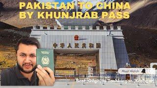 Crossing Pakistan to China  Khunjerab Pass Border  Lifetime Experience