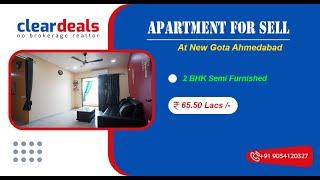 2 BHK Apartment for Sell in Divya Exotica New Gota Ahmedabad at No Brokerage – Cleardeals